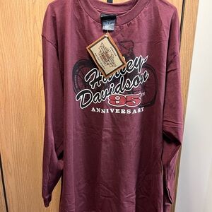 Vintage Harley-Davidson 95th Anniversary Long Sleeve Tee.

Deadstock